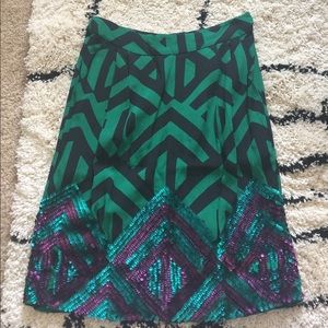 Sequined skirt