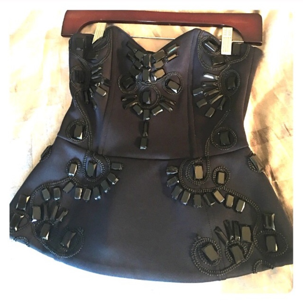 Navy Bustier