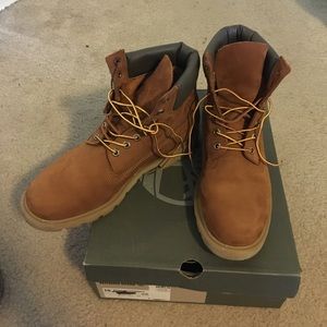 Suede Timberland boots