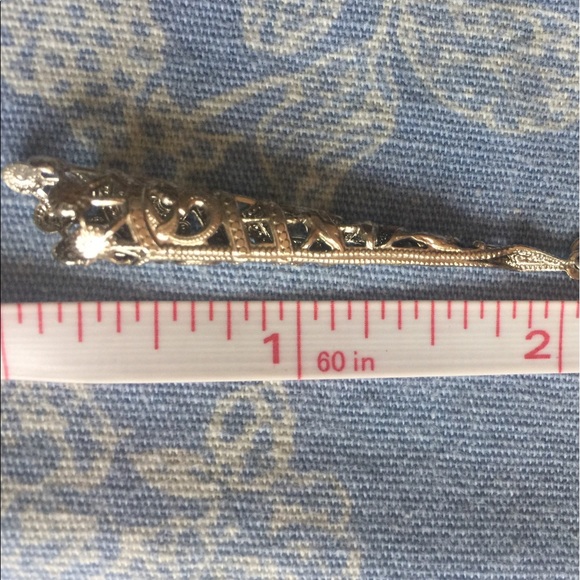 Vintage Sterling Silver Filagree Dangles - Picture 3 of 4