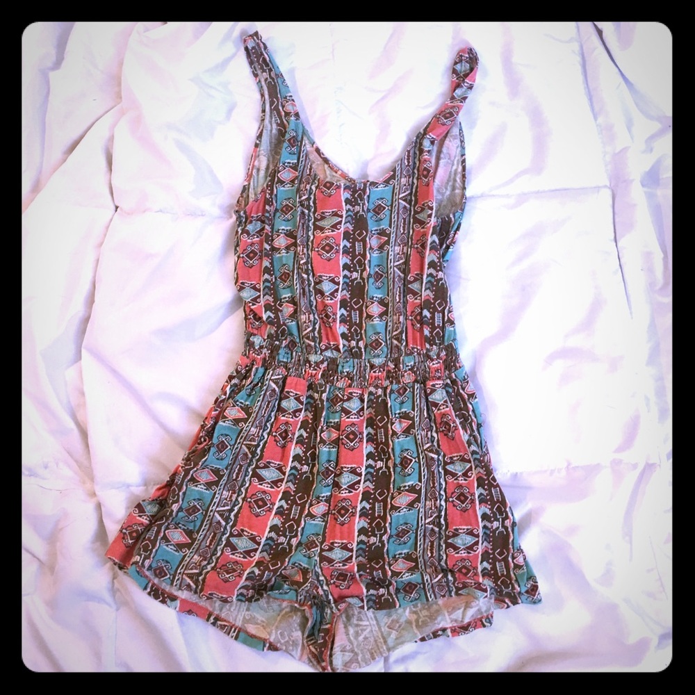 Tribal Print Romper