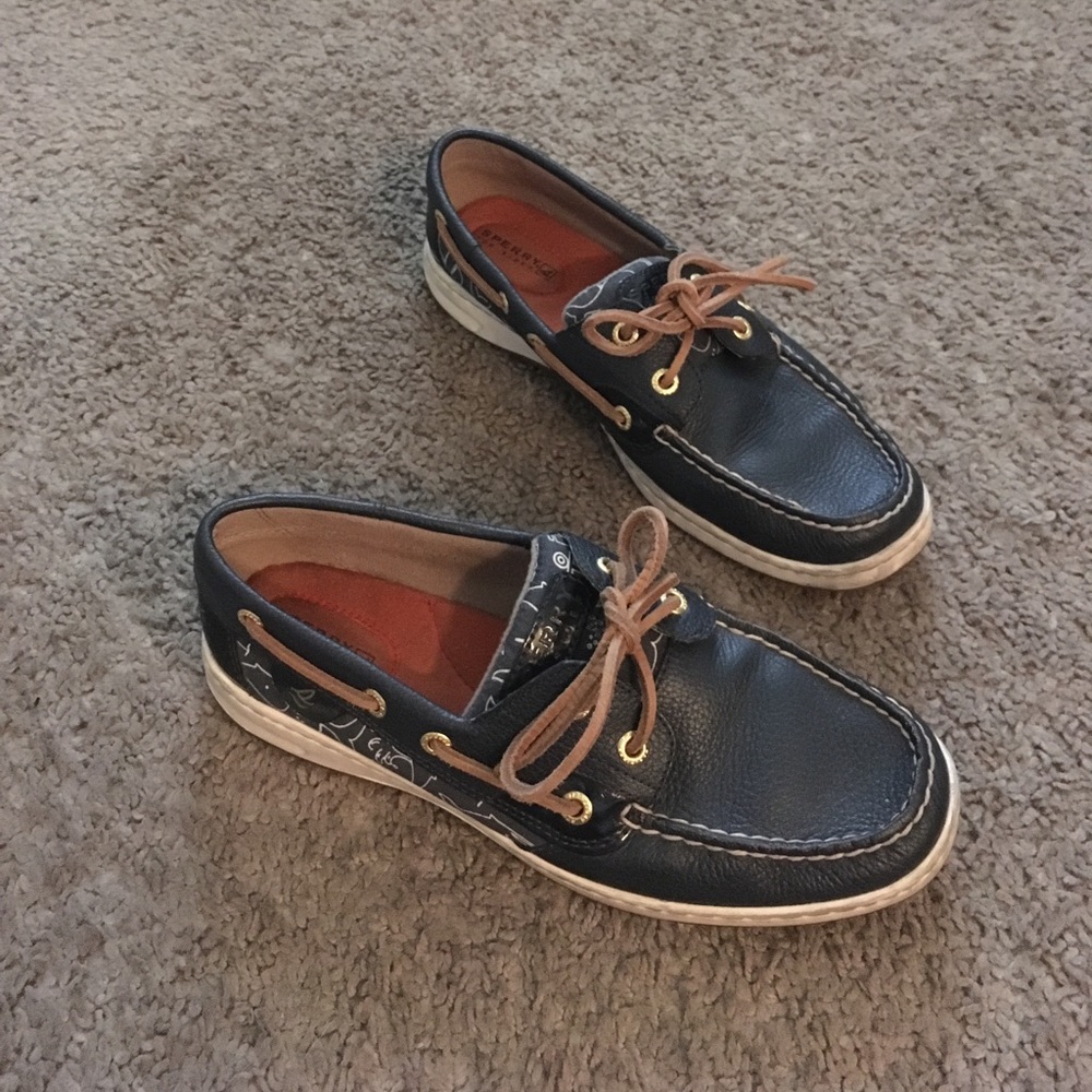 Blue Sperry Topsiders