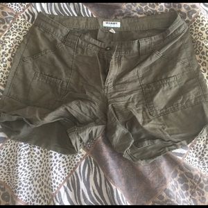 Army Green OLD NAVY cargo shorts