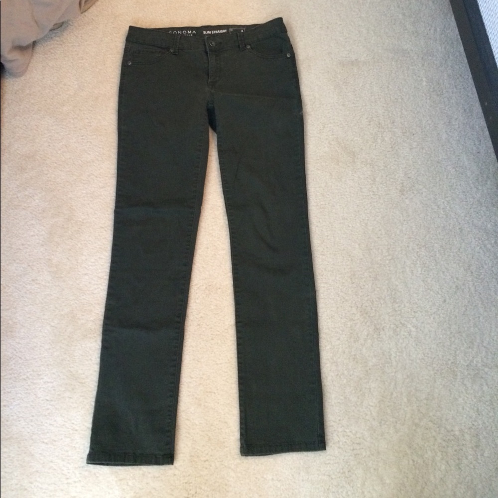 Straight leg stretch Jean