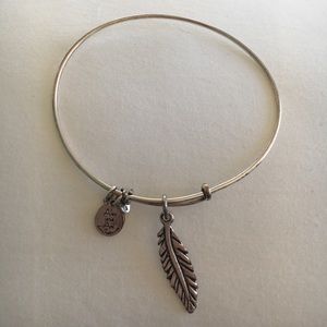 Feather Alex and Ani Bracelet