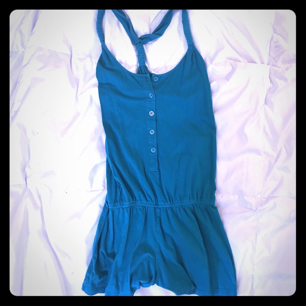 Teal Romper