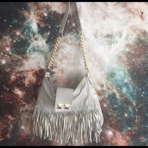 Gray ALDO Tassel Purse