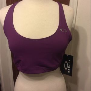 Oakley purple sports bra size XL