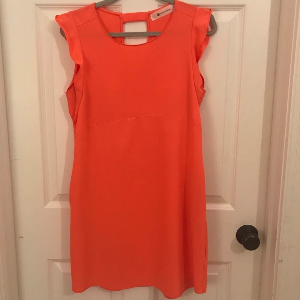 Coral dress