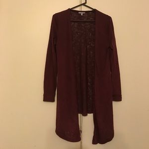 Charlotte Russe lightweight long cardigan