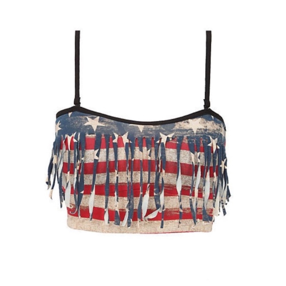 American flag bandeau
