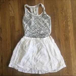 J.Crew Summer Eyelet Skirt Size 6