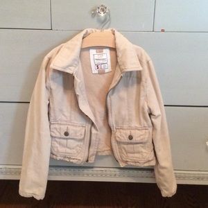 GAP kids' khaki denim jacket