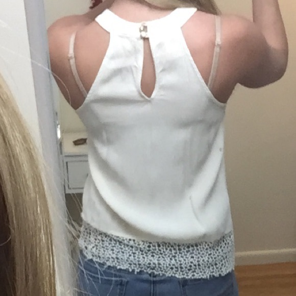 Cream tank top Size small - Picture 2 of 2
