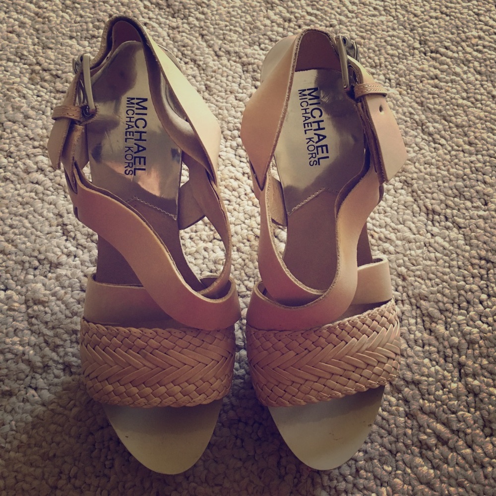 Michael Kors sandals. Lightly used ($195 value)