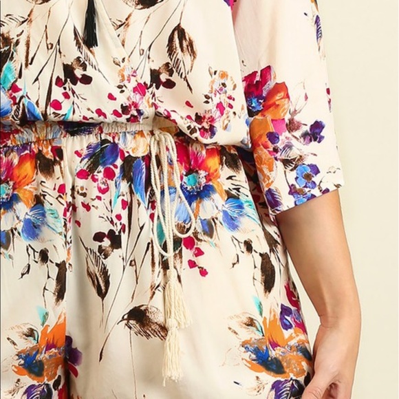 FLORAL PRINT ROMPER - Picture 4 of 4