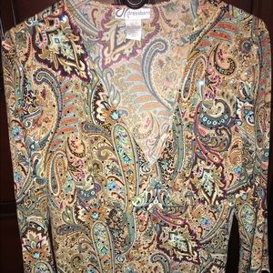 Paisley silly feel top