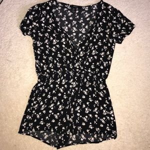 F21 Floral Romper