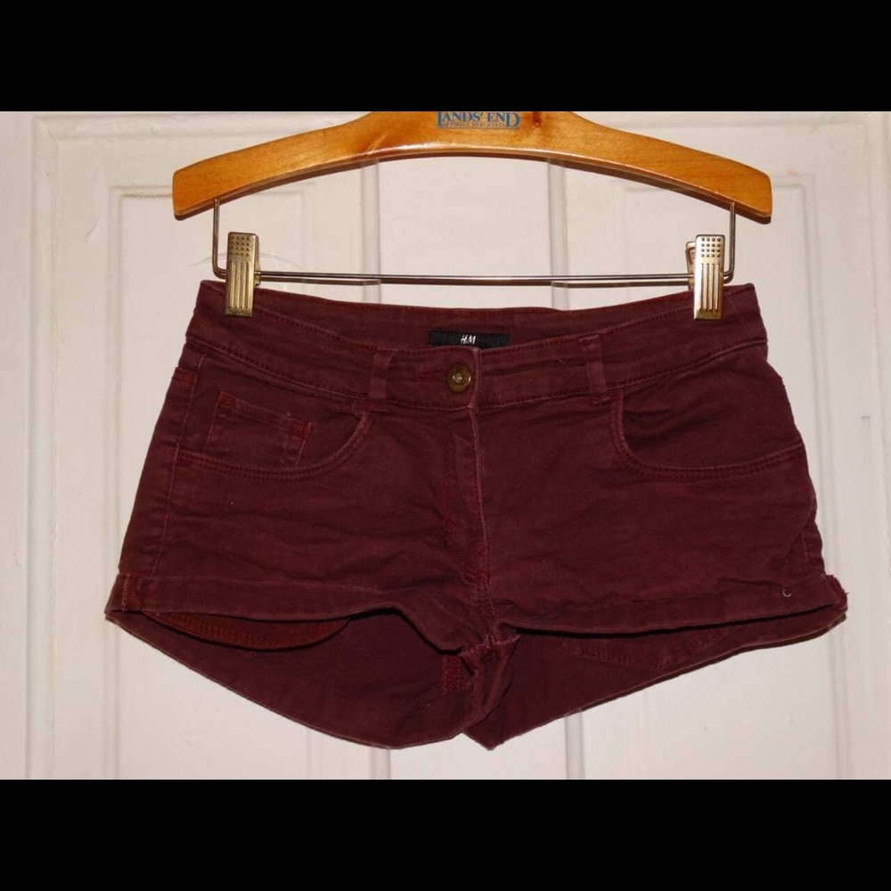 Maroon shorts