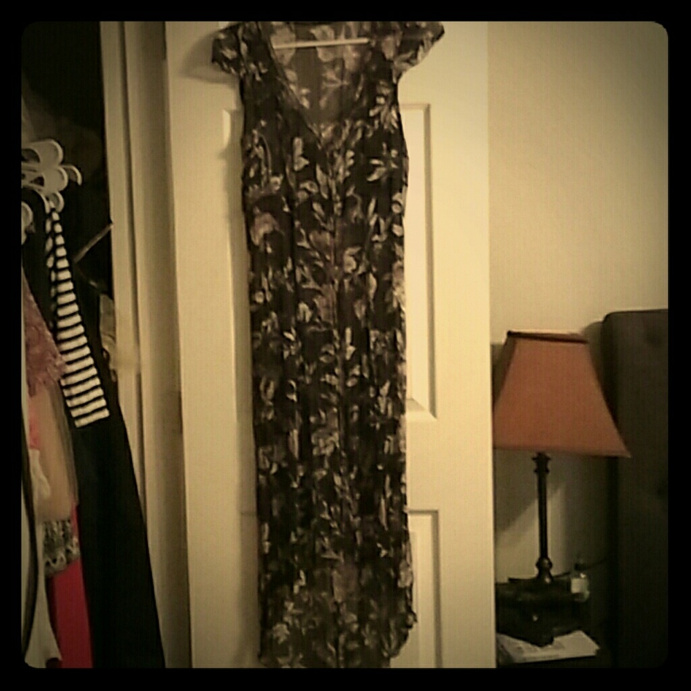 PRICE REDUCED -  Sheer 40's Vintage Style Dress