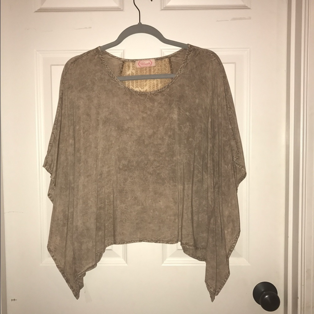 Flowy beige top