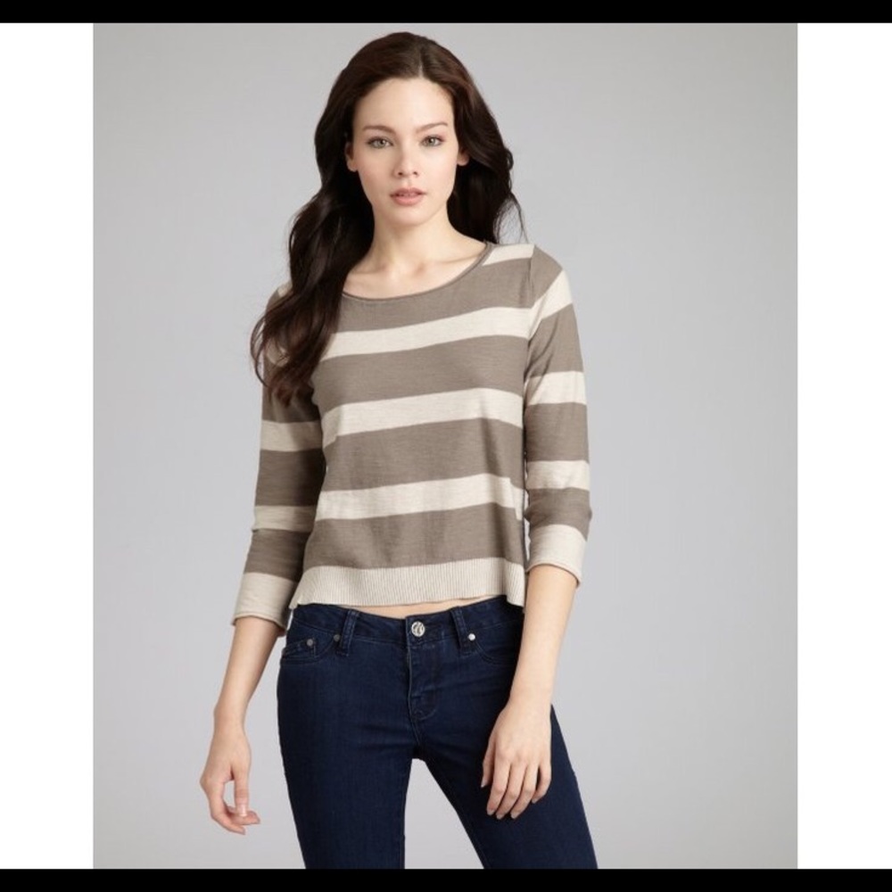 Greylin stripe sweater