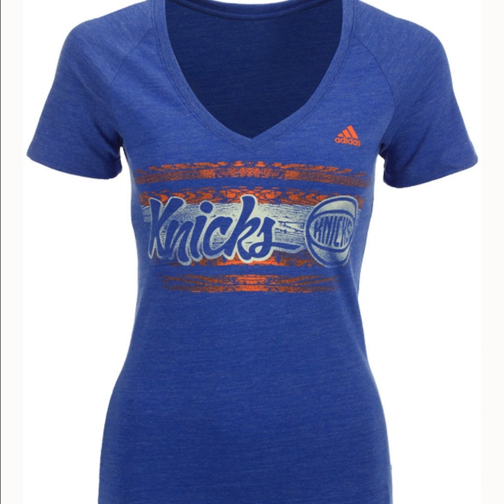 Adidas New York Knicks Wood Grain Stripped Shirt