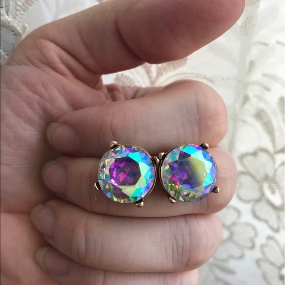 💝Iridescent Stud Earrings - Picture 6 of 6