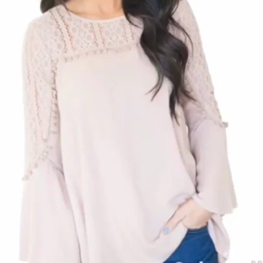 Pom Pom Tunic Blush Small NIB