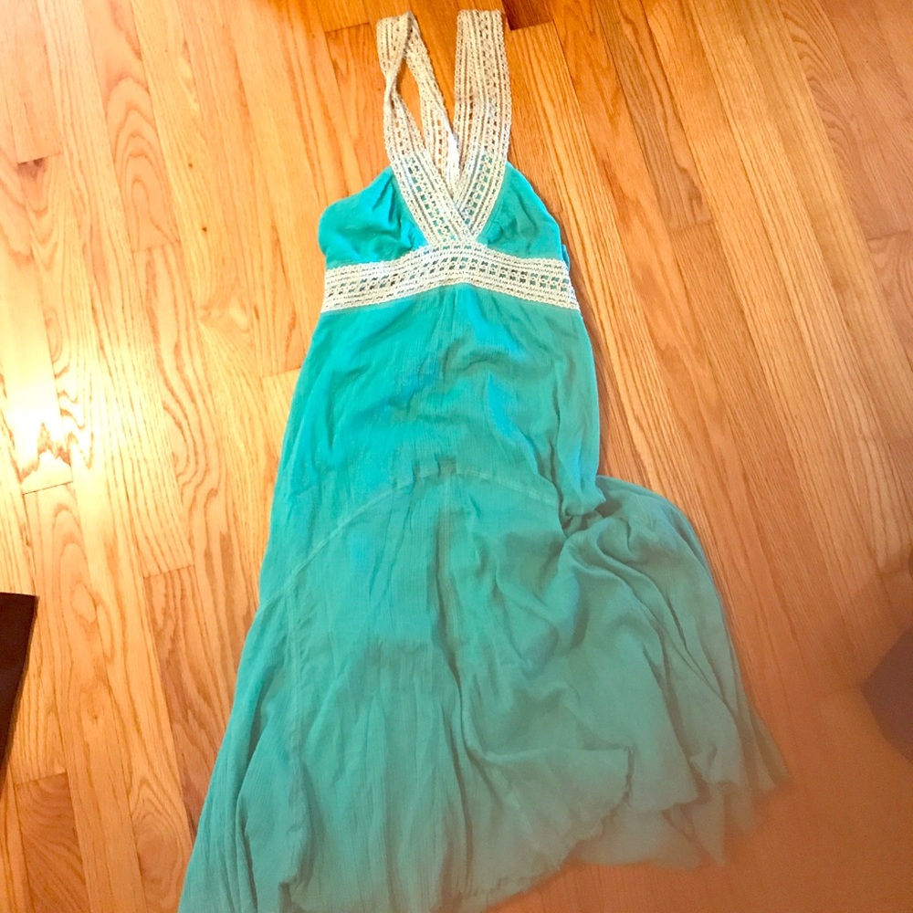 Armani Exchange teal dress size 4