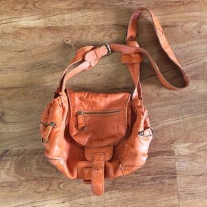 Anthropologie beca chiea leather crossbody bag