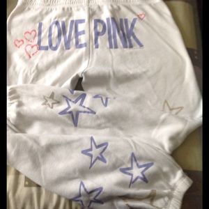 S-p VS Pink sweatpants.