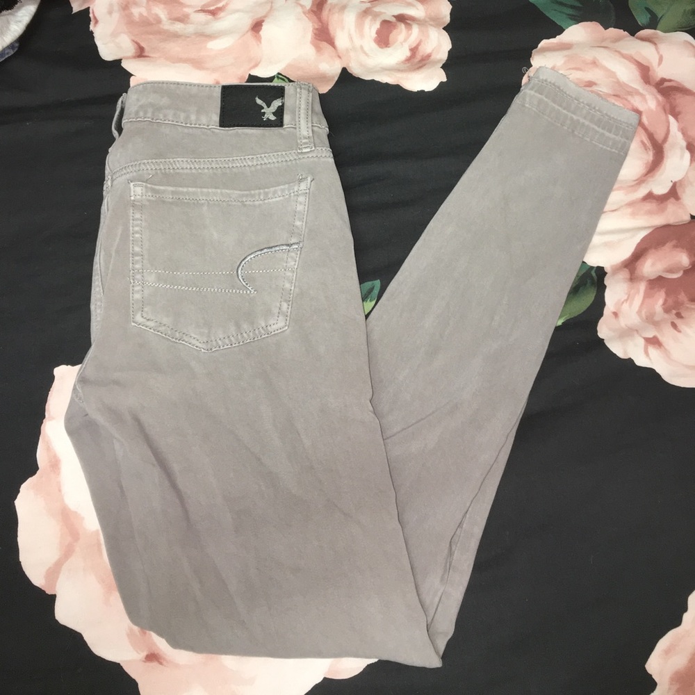 Gray jeans