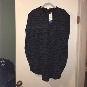 Adidas dress with pockets, zebra print