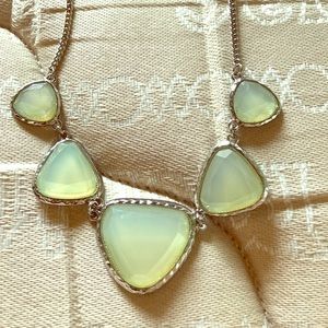 Pale green necklace
