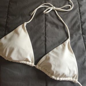 Victoria Secret White Bikini Top