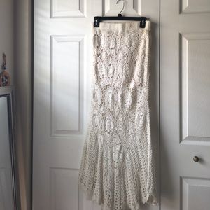 Crochet billabong maxi skirt