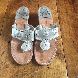 Gold jack Rogers sandals