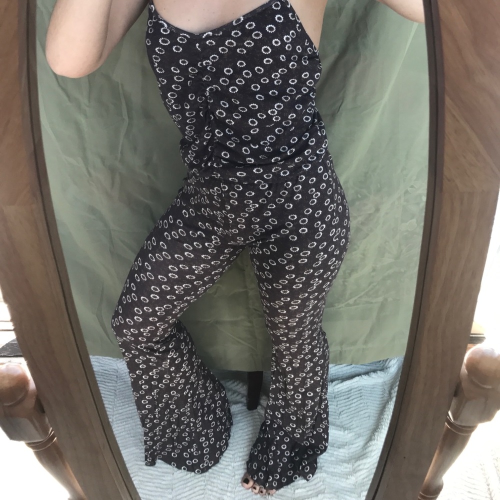 ✌🏽Flare Bell Bottom Jumpsuit