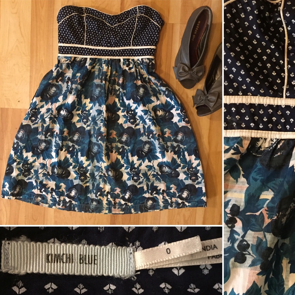 Urban Outfitters Kimchi Blue Strapless Dress Size0