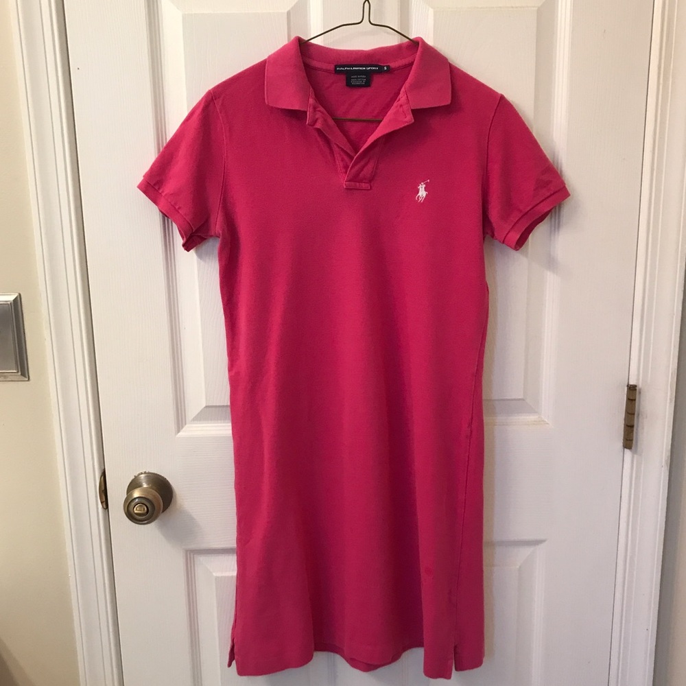 Bright Pink Ralph Lauren Polo Dress Sz S