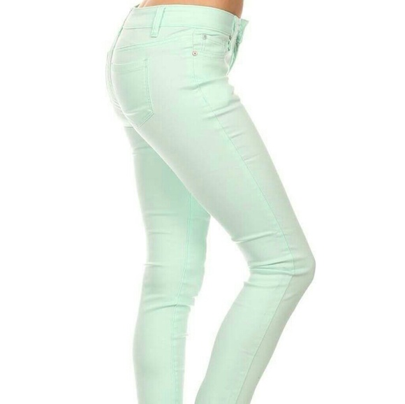 Re-stock!! Mint Jeans - Picture 2 of 3