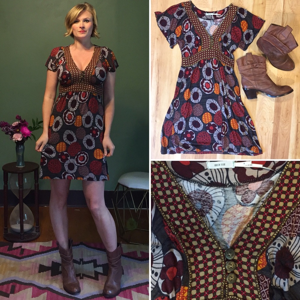 Urban Outfitters Kimchi Blue Boho Dress Size Small