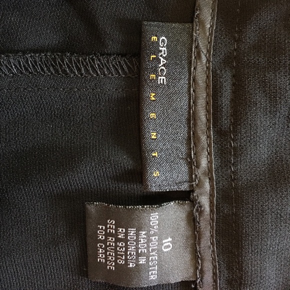 Grace Elements Black slacks - Picture 2 of 2