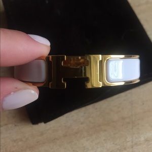 Hermes clic H narrow bracelet