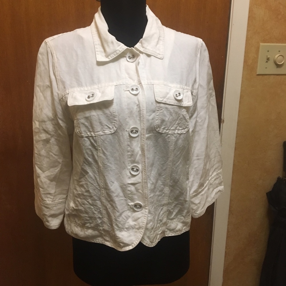 3/4 sleeve jean jacket