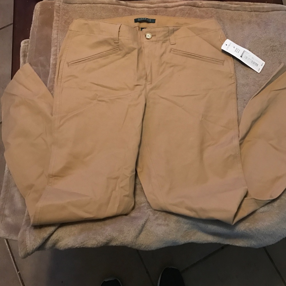 Lauren Ralph Lauren tan pants