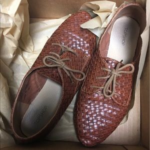 TopShop Woven Leather Oxfords