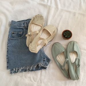 Urban Outfitters - cotton Mary Jane flat