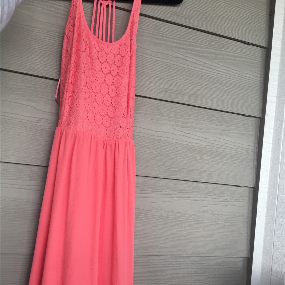 pink sun dress